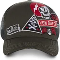 kasketter-buet-brun-snapback-af-von-dutch