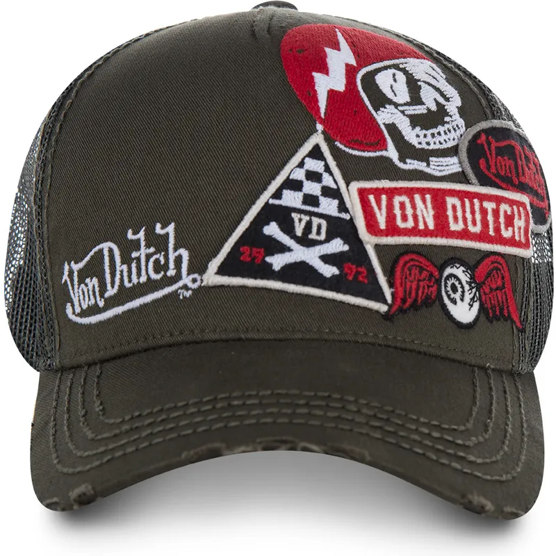 kasketter-buet-brun-snapback-af-von-dutch
