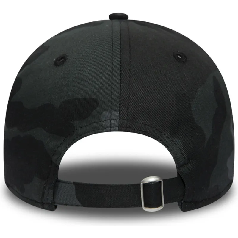 kasketter-buet-camouflage-justerbar-rem-negro-negro-9twenty-essential-packable-fra-new-york-yankees-mlb-af-new-era