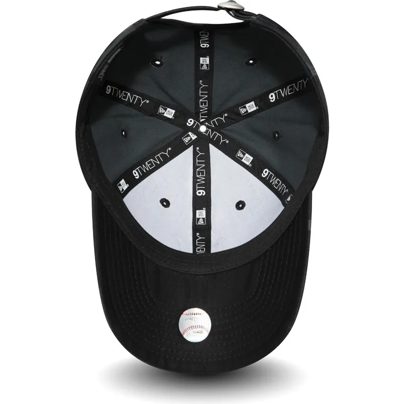 kasketter-buet-camouflage-justerbar-rem-negro-negro-9twenty-essential-packable-fra-new-york-yankees-mlb-af-new-era
