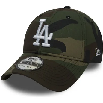los-angeles-dodgers-mlb-new-era-9twenty-essential-packable-justerbar-camouflage-buet-cap