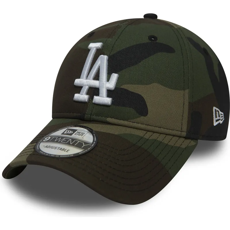 kasketter-buet-camouflage-justerbar-rem-9twenty-essential-packable-fra-los-angeles-dodgers-mlb-af-new-era