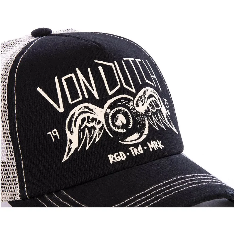 sort-trucker-kasket-crew4-fra-von-dutch