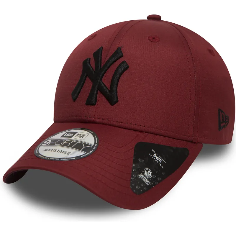 kasketter-buet-rod-justerbar-rem-granate-negro-9forty-ripstop-fra-new-york-yankees-mlb-af-new-era kasketter-buet-rod-justerbar-rem-granate-negro-9forty-ripstop-fra-new-york-yankees-mlb-af-new-era