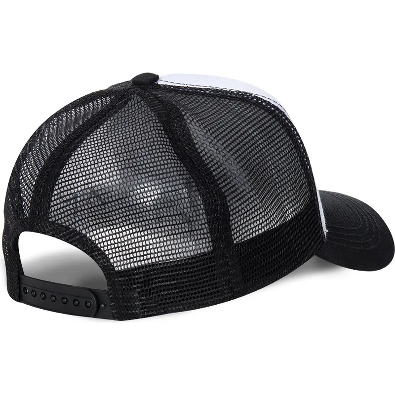 hvid-og-sort-trucker-kasket-bulma-bul3-dragon-ball-fra-capslab