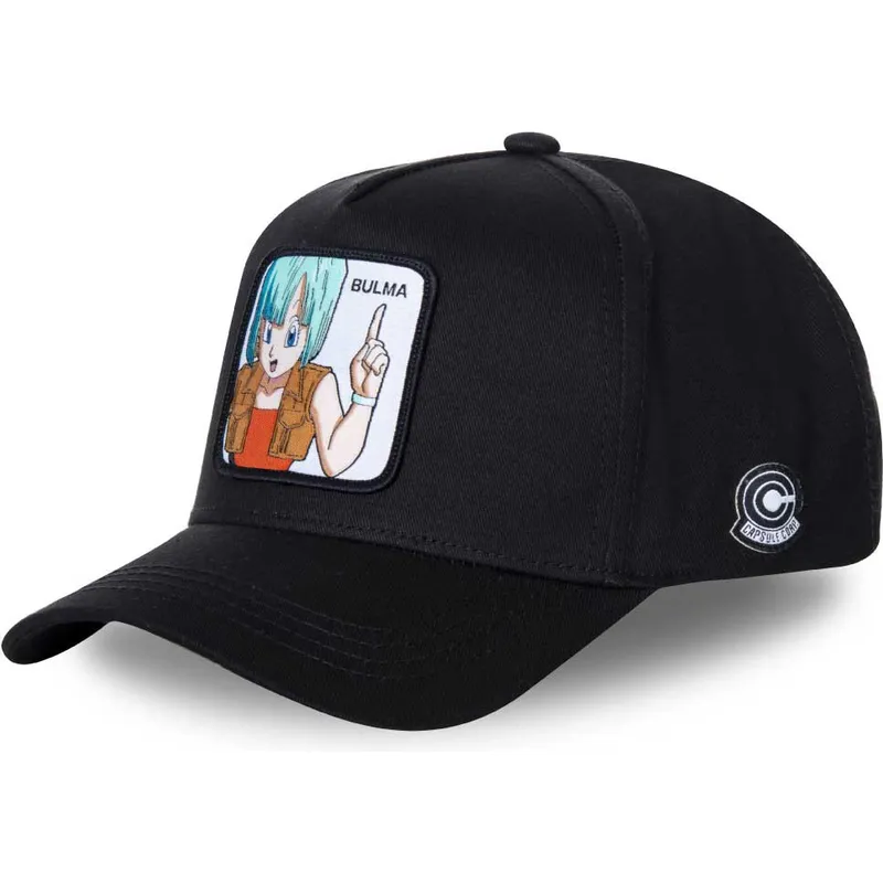 kasketter-buet-sort-snapback-bulma-dragon-ball-af-capslab