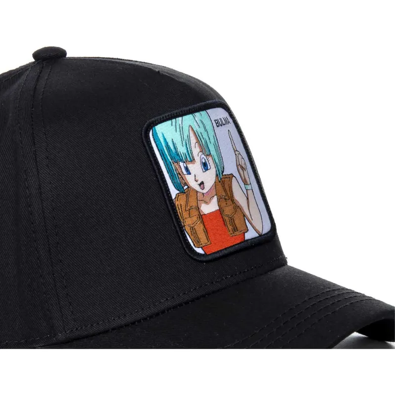 kasketter-buet-sort-snapback-bulma-dragon-ball-af-capslab