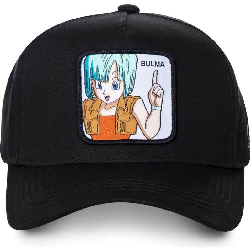 kasketter-buet-sort-snapback-bulma-dragon-ball-af-capslab
