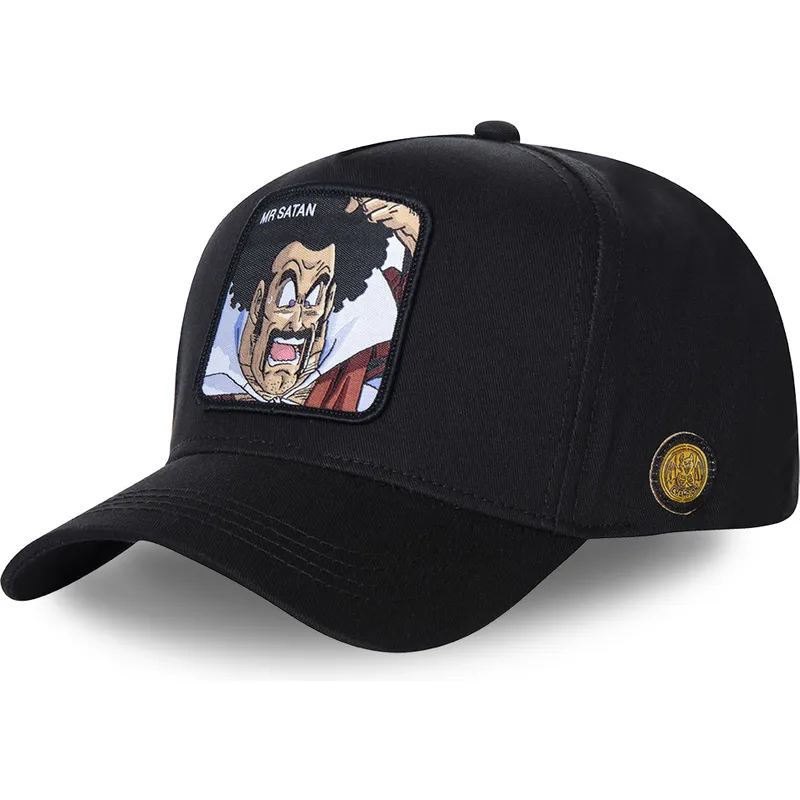 kasketter-buet-sort-snapback-mr-satan-dragon-ball-af-capslab kasketter-buet-sort-snapback-mr-satan-dragon-ball-af-capslab