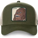 kasketter-buet-gron-snapback-chewbacca-star-wars-af-capslab