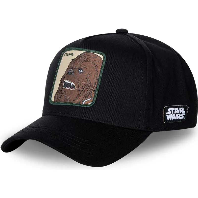 kasketter-buet-sort-snapback-chewbacca-star-wars-af-capslab