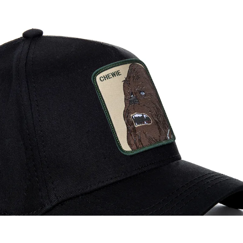 kasketter-buet-sort-snapback-chewbacca-star-wars-af-capslab