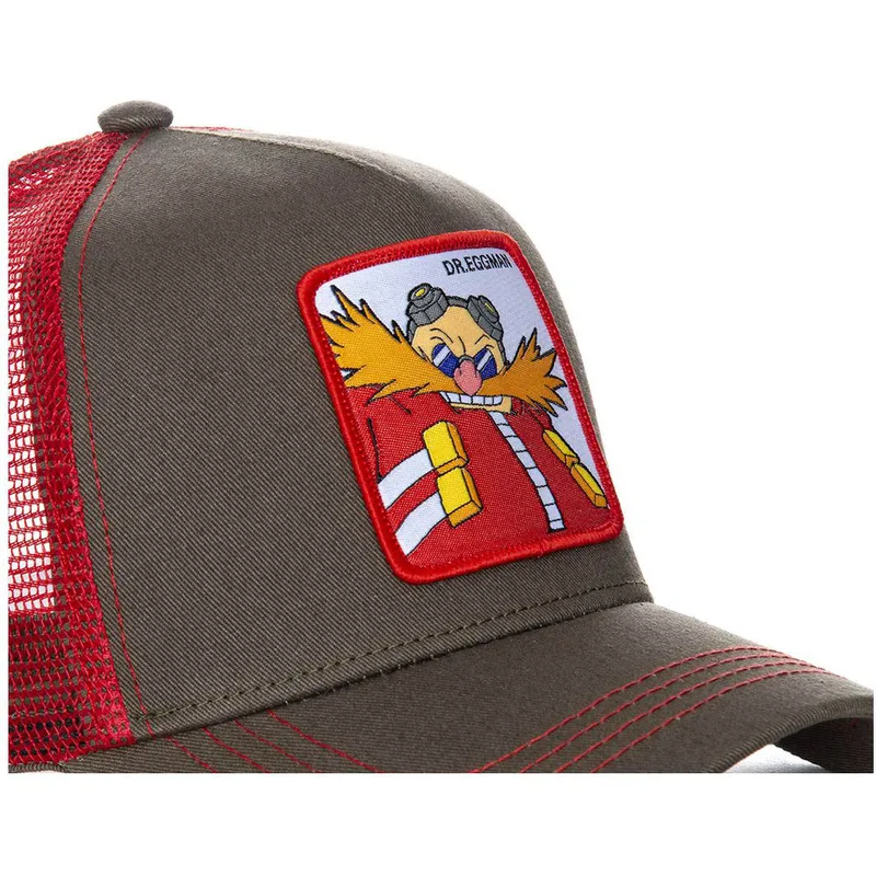 kasketter-buet-gra-snapback-doctor-eggman-sonic-the-hedgehog-af-capslab