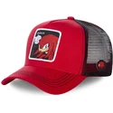 kasketter-buet-rod-snapback-knuckles-the-echidna-sonic-the-hedgehog-af-capslab
