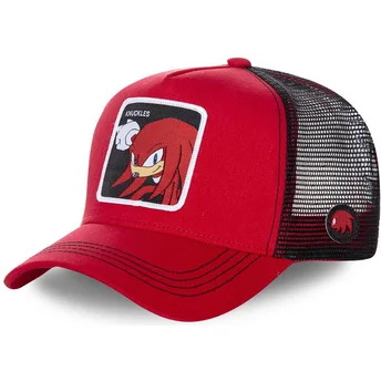 kasketter-buet-rod-snapback-knuckles-the-echidna-sonic-the-hedgehog-af-capslab