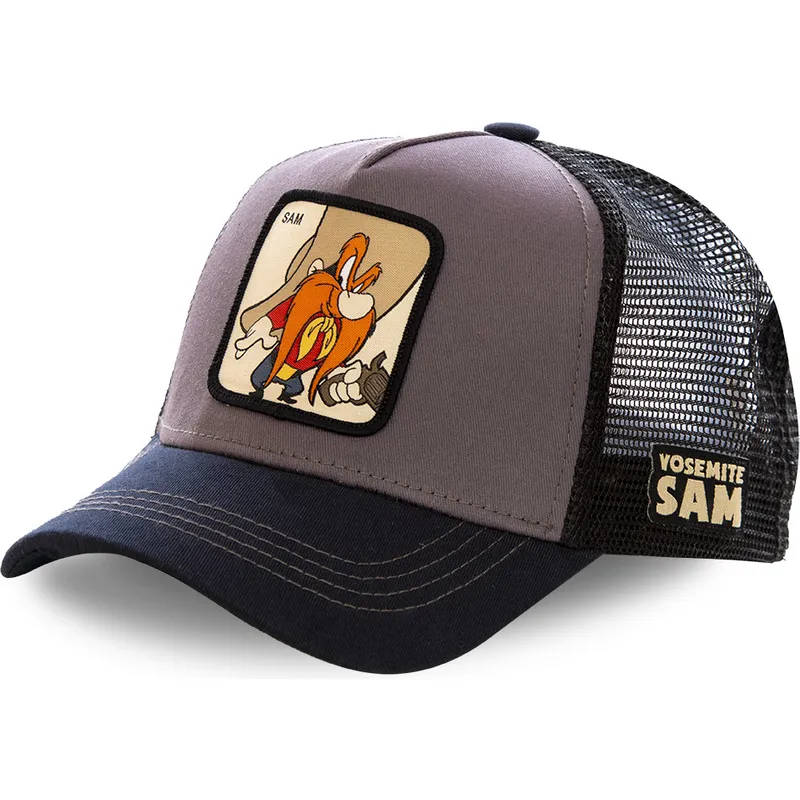 kasketter-buet-gra-snapback-sam-bigotes-looney-tunes-af-capslab