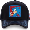 kasketter-buet-sort-snapback-sonic-sonic-the-hedgehog-af-capslab