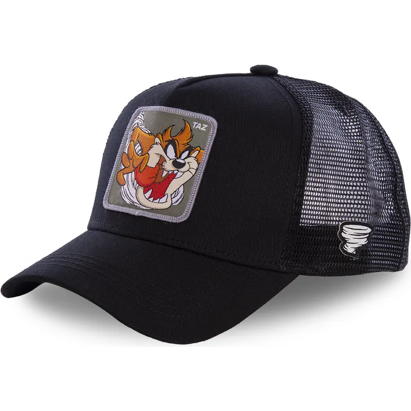 sort-trucker-kasket-tasmansk-djaevel-taz3-looney-tunes-fra-capslab