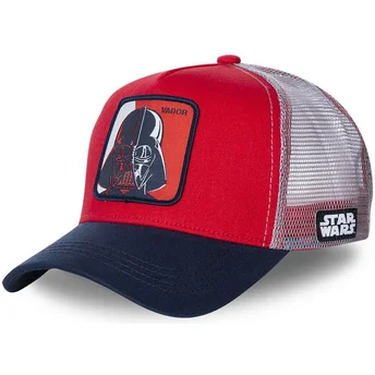 rod-hvid-og-marinebla-trucker-kasket-darth-vader-vad1-star-wars-fra-capslab
