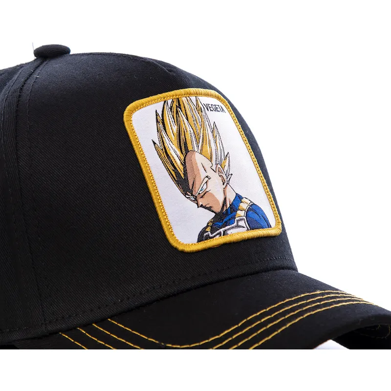 kasketter-buet-sort-snapback-vegeta-dragon-ball-af-capslab