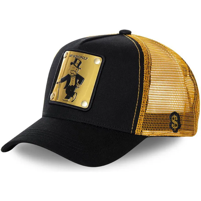 kasketter-buet-sort-snapback-rich-uncly-pennybags-monopoly-af-capslab