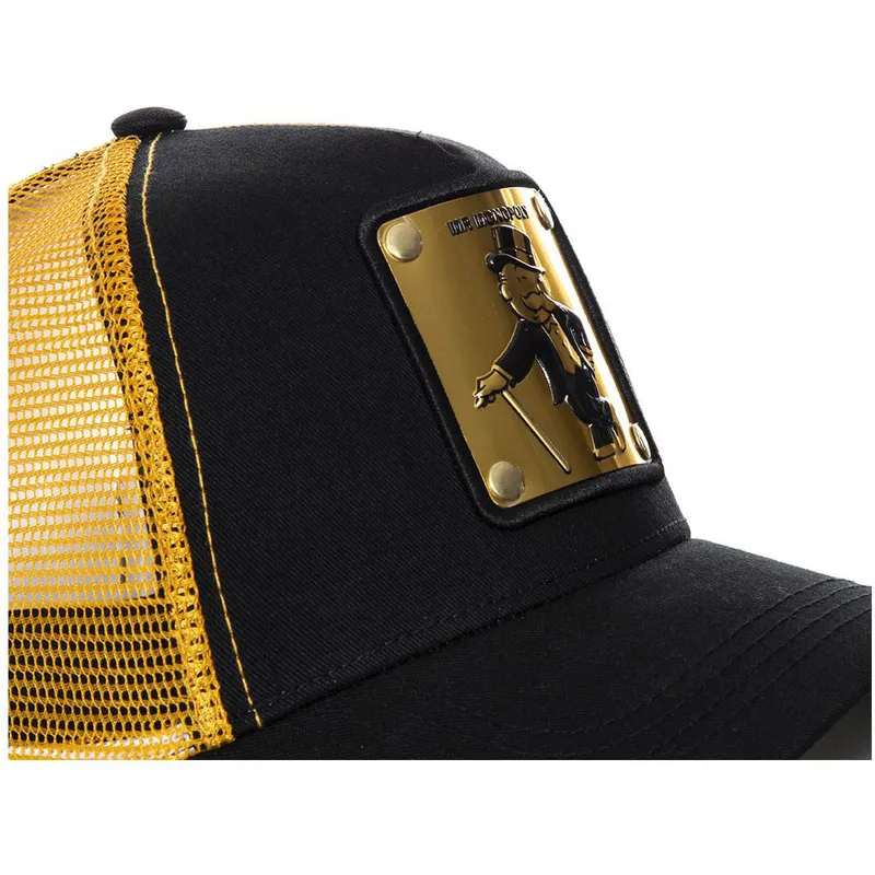 kasketter-buet-sort-snapback-rich-uncly-pennybags-monopoly-af-capslab