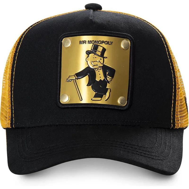 kasketter-buet-sort-snapback-rich-uncly-pennybags-monopoly-af-capslab