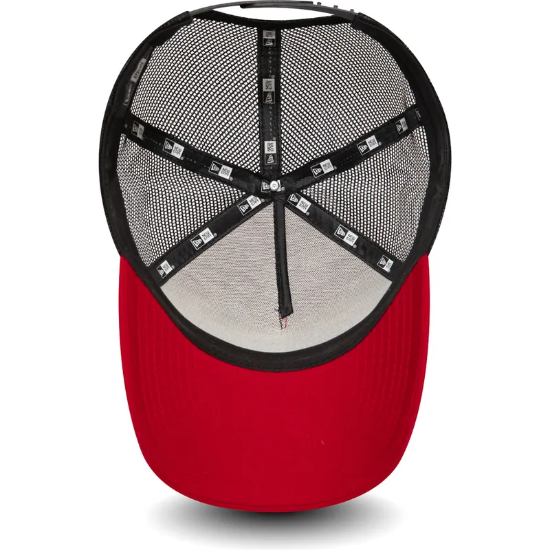 kasketter-buet-rod-snapback-a-frame-af-new-era