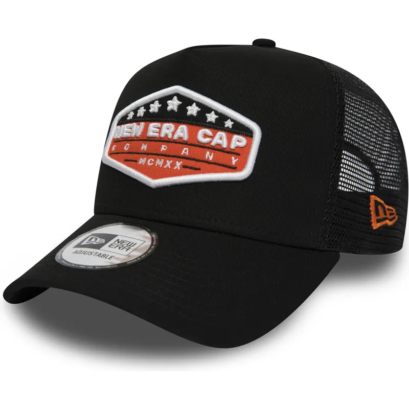 kasketter-buet-sort-snapback-a-frame-af-new-era
