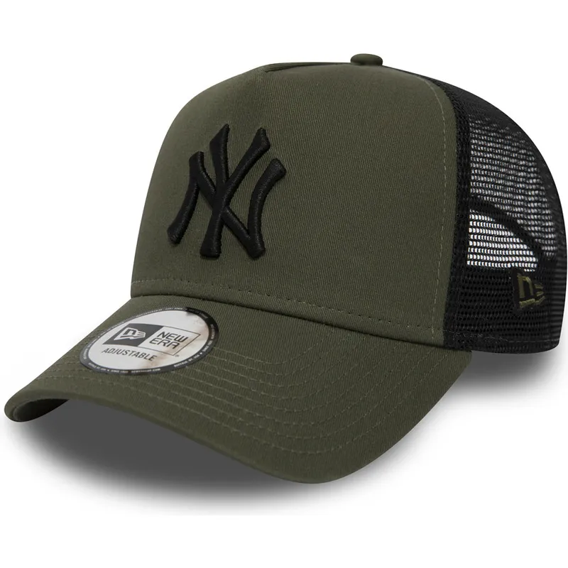 kasketter-buet-gron-snapback-league-essential-a-frame-fra-new-york-yankees-mlb-af-new-era