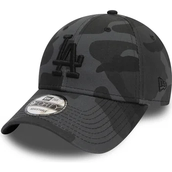 kasketter-buet-camouflage-justerbar-rem-negro-negro-9forty-essential-fra-los-angeles-dodgers-mlb-af-new-era