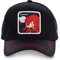 kasketter-buet-sort-snapback-knuckles-the-echidna-sonic-the-hedgehog-af-capslab