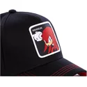 kasketter-buet-sort-snapback-knuckles-the-echidna-sonic-the-hedgehog-af-capslab