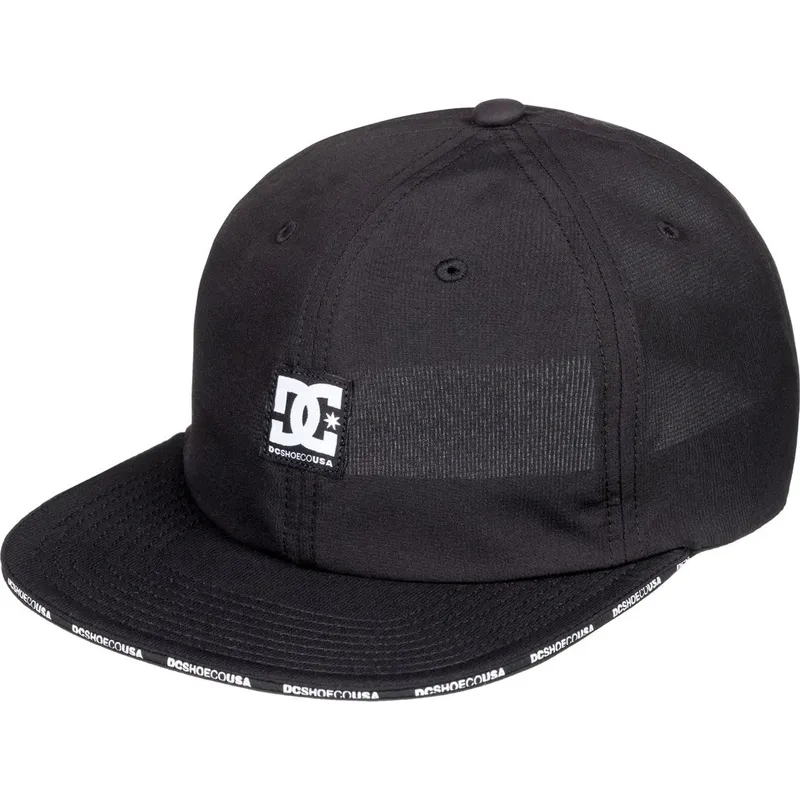 kasketter-flad-sort-justerbar-rem-af-dc-shoes kasketter-flad-sort-justerbar-rem-af-dc-shoes