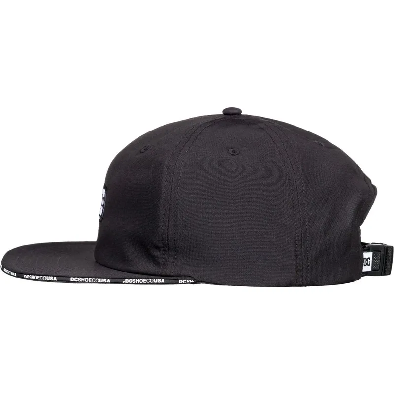 kasketter-flad-sort-justerbar-rem-af-dc-shoes kasketter-flad-sort-justerbar-rem-af-dc-shoes