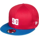 rod-flad-snapback-kasket-med-bla-skygge-empire-fielder-fra-dc-shoes