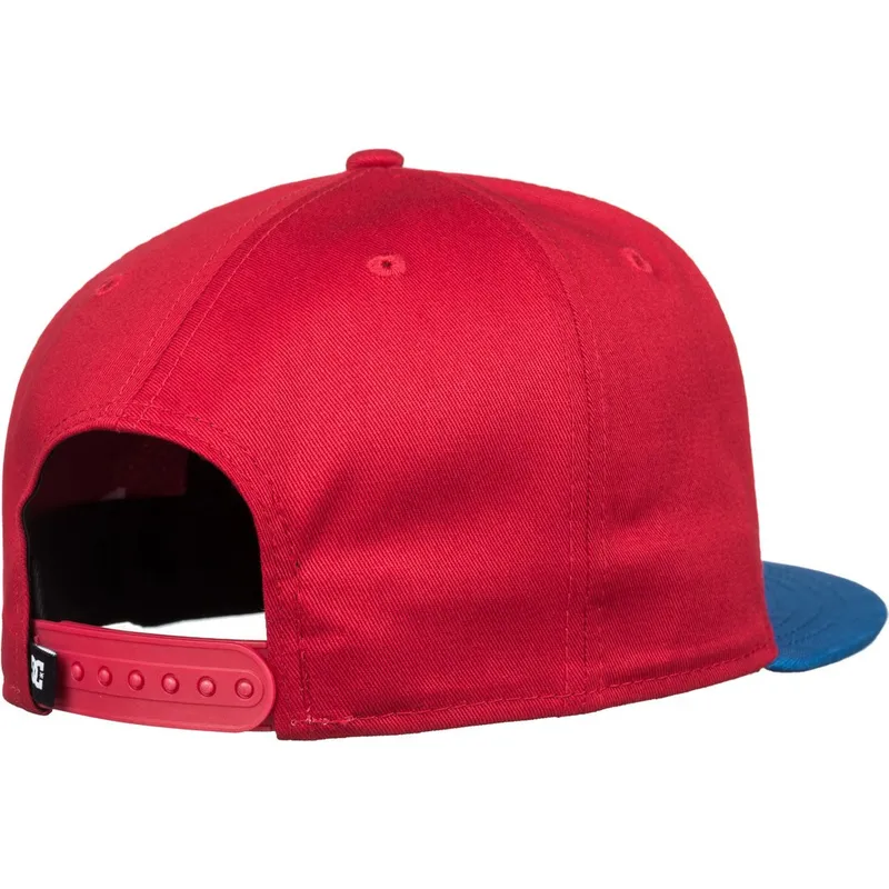 kasketter-flad-rod-snapback-af-dc-shoes