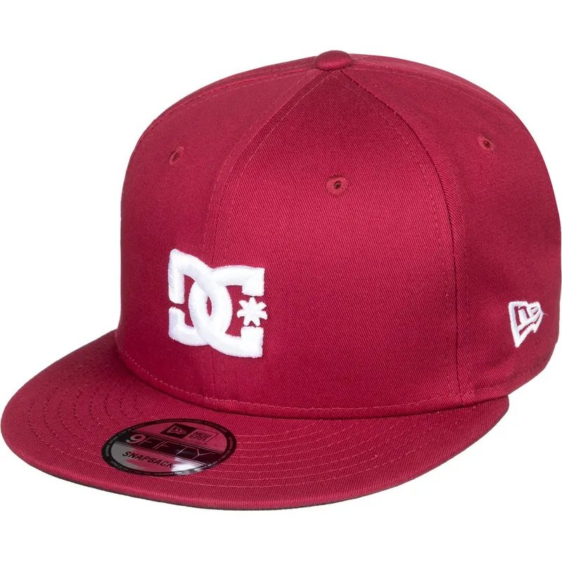 kasketter-flad-rod-snapback-af-dc-shoes