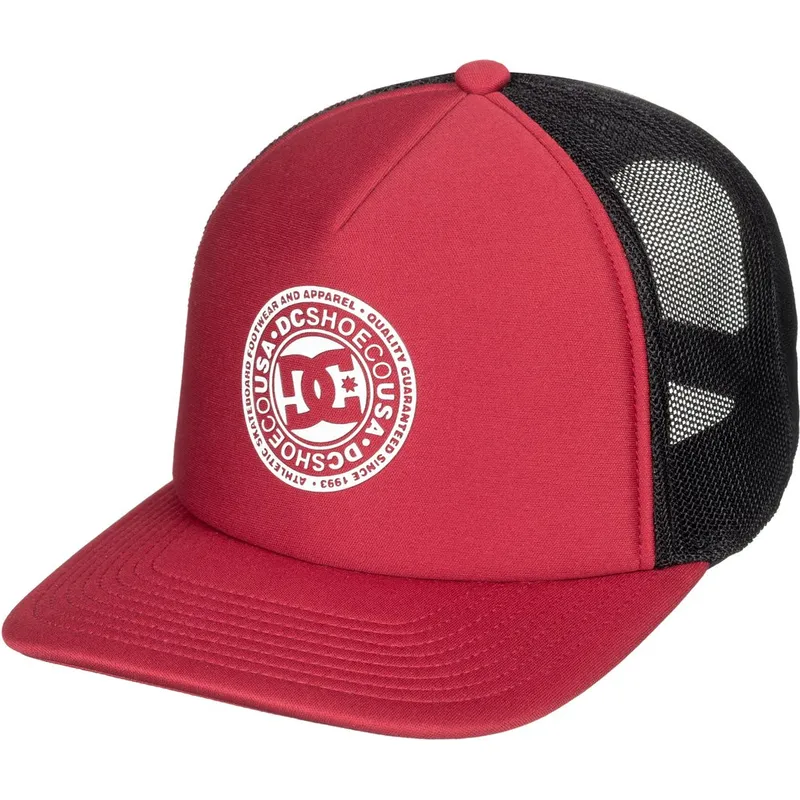 kasketter-buet-rod-snapback-af-dc-shoes