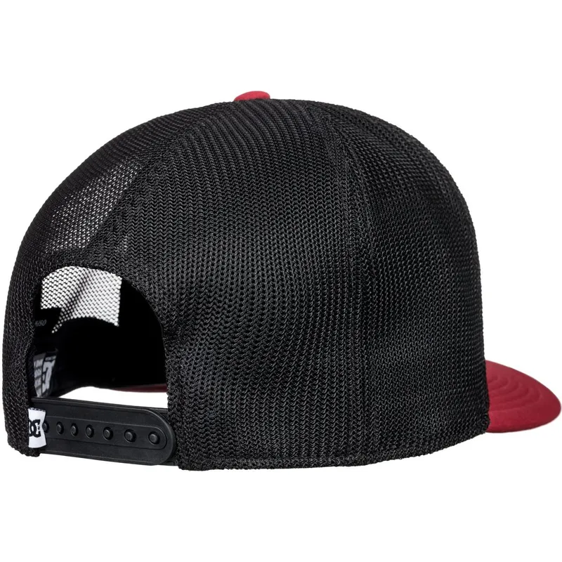kasketter-buet-rod-snapback-af-dc-shoes