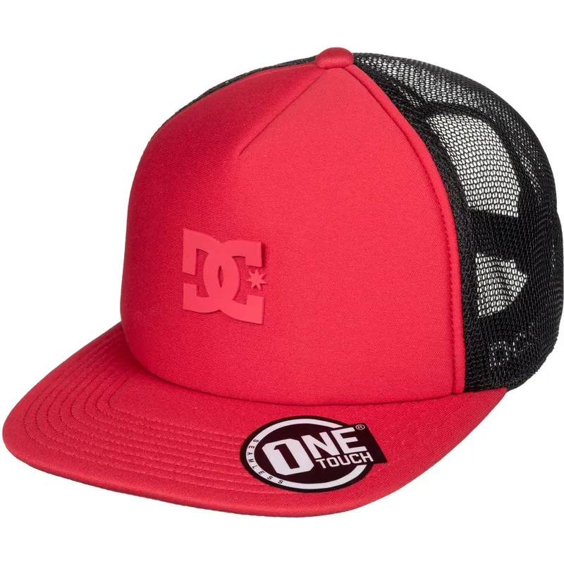 kasketter-buet-rod-snapback-af-dc-shoes