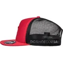 kasketter-buet-rod-snapback-af-dc-shoes