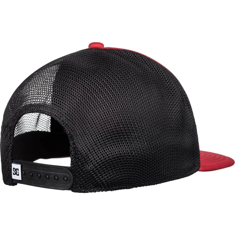 kasketter-buet-rod-snapback-af-dc-shoes
