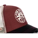 kasketter-buet-rod-snapback-af-von-dutch