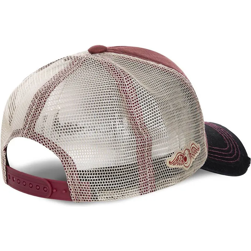 kasketter-buet-rod-snapback-af-von-dutch