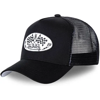 Kasketter buet sort snapback DAM BLA af Von Dutch
