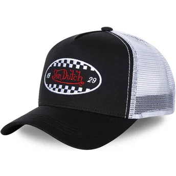 von-dutch-fin-bla-sort-og-hvid-trucker-kasket
