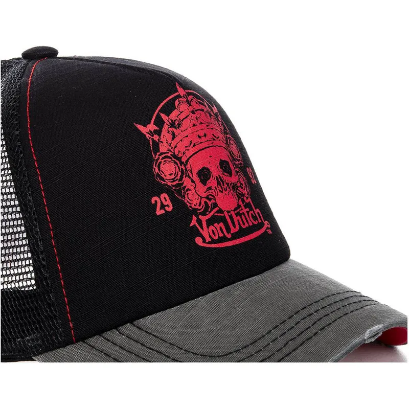 sort-gre-trucker-kasket-fra-von-dutch