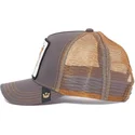 kasketter-buet-brun-snapback-the-farm-af-goorin-bros