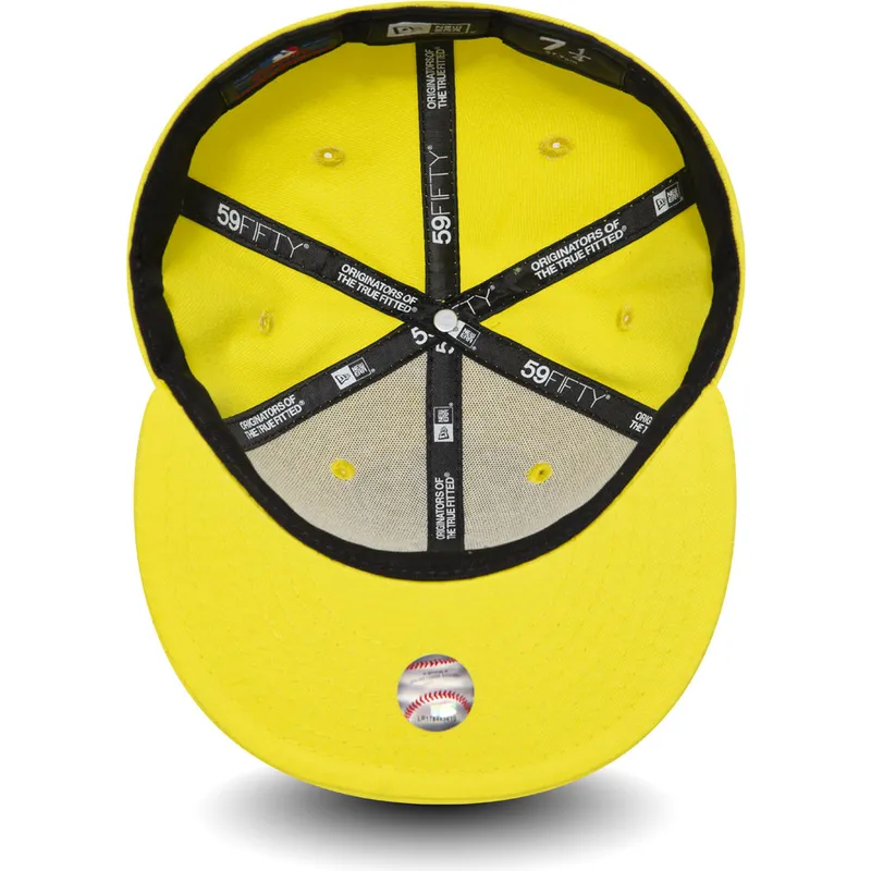kasketter-flad-gul-tilpasset-59fifty-essential-fra-new-york-yankees-mlb-af-new-era kasketter-flad-gul-tilpasset-59fifty-essential-fra-new-york-yankees-mlb-af-new-era